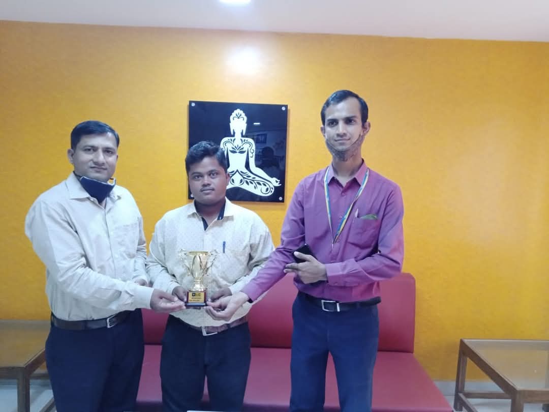 Awarded Trophy for Remarkable Achievement